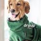 Mobile Preview: „Dryup Cape“ Trockencape - Hundebademantel dark green